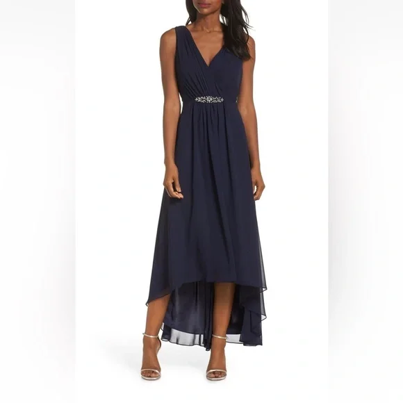 eliza j navy blue dress Eliza J Scuba Sheath Dress, Blue / 2